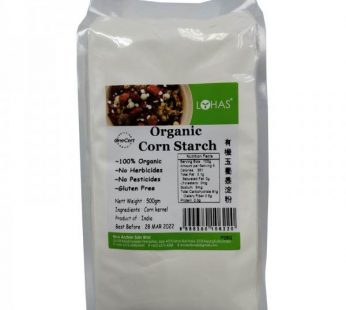 EA-ORGANIC CORN STARCH – 500gm