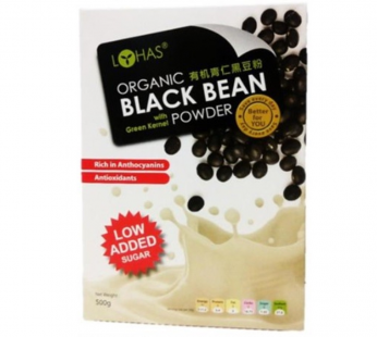 EA LOHAS-ORG BLACK BEAN POWDER(L.SUGAR) – 500gm