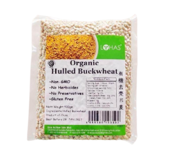 LOHAS – ORGANIC HULLED BUCKWHEAT – 500gm