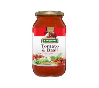 SAN REMO TOMATO & BASIL – 500gm