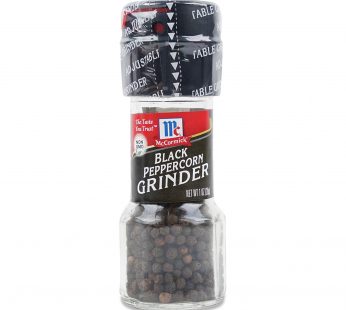 MCCORMICK BLACK PEPPERCORN GRINDER – 28gm