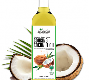 BLOSSOM ORGANIC COCONUT COOKING OIL – 750ml