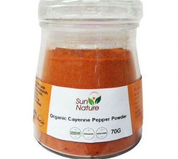 SN – ORGANIC CAYENNE PEPPER POWDER – 70gm