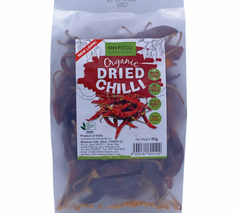 MH ORGANIC DRIED CHILLI – 50GM