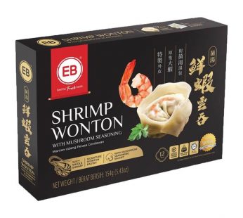 EB SHRIMP WONTON WITH MUSHROOM SEASONING – 154gm x 12pcs