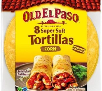 OLD ELPASO 8 TORTILLAS CORN – 335GM