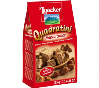 LOACKER QUADRATINI NAPOLITANER – 125G