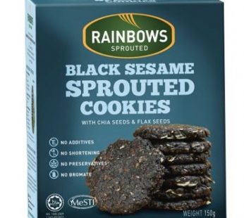 Rainbows Sprouted ( Black Sesame Sprouted Cookies)