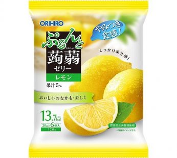 ORHIRO KONNYAKU JELLY LEMON – 20G X 6P