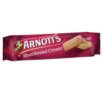 ARNOTT’S SHORTBREAD CREAM – 250G