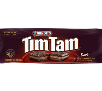 ARNOTT’S CHOCOLATE TIM TAM CLASSIC DARK – 200G