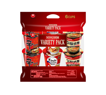 ASSORTED NOODLES 6 IN 1 CUP – 424G