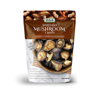 DJ&A SHIITAKE MUSHROOM CRISPS SMOKED CHILLI GARLIC – 65G