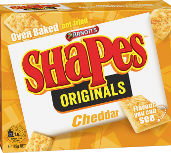 ARNOTT’S SHAPES CHEDDAR