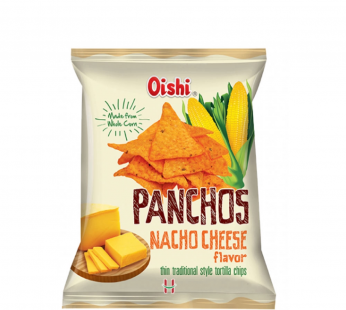 OISHI PANCHOS TORTILLA CHIPS (NACHO CHEESE FLAVOR) – 85G