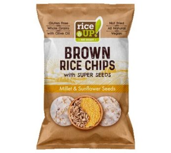 RICE UP BIO ORGANIC RICE CHIPS (MILLET & SUNFLOWER SEEDS) – 25G