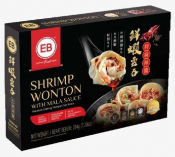 EB SHRIMP WONTON WITH MALA SAUCE