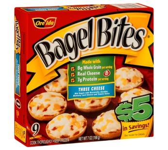 BAGEL BITES 3 CHEESE 9CT 7oz