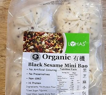 SL ORGANIC BLACK SESAME MINI BAO