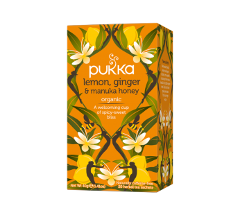 PUKKA LEMON, GINGER & MANUKA HONEY