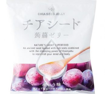 WAKASHOU CHIASEED KONNYAKU JELLY BUDOU