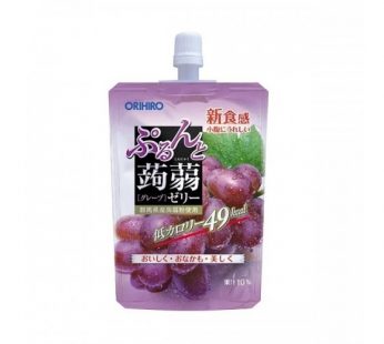 ORIHIRO S/POUCH KONNYAKU JELLY GRAPE – 130g