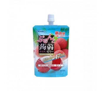 ORIHIRO S/POUCH KONNYAKU JELLY LYCHEE – 130g