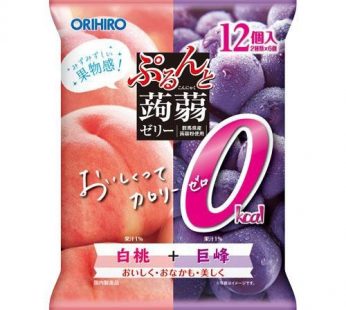 ORIHIRO KONJAC JELLY POUCH PEACH/KYOHO – 20GM