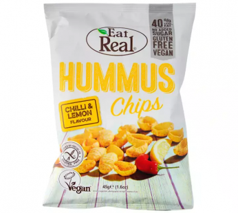 EAT REAL – HUMMUS CHIPS – CHILLI & LEMMON