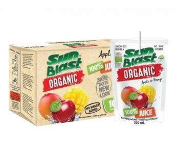 MH SUNBLAST – ORG APPLE & MANGO JUICE – 200mlMH