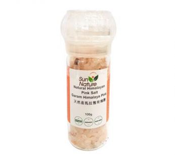 SN – NATURAL HIMALAYAN PINK SALT – 100G (GRINDER)