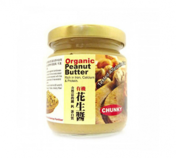 MH ORGANIC PEANUT BUTTER CHUNKY – 180gm