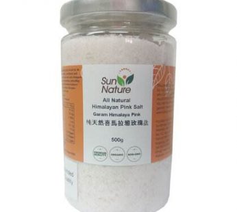 SN-NATURAL HIMALAYAN PINK SALT (BOTTLED) – 500g