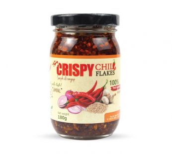 LE ORGANIC CRISPY CHILI FLAKES – 180g