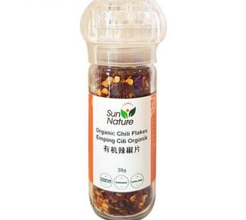 SN – ORGANIC CHILI FLAKES (GRINDER) – 30G