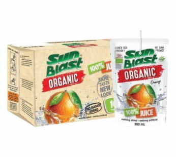 SUNBLAST ORGANIC ORANGE JUICE