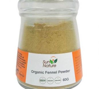 SN ORGANIC FENNEL POWDER – 60G