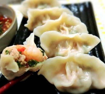 PRAWN SPRING ONION PORK DUMPLINGS